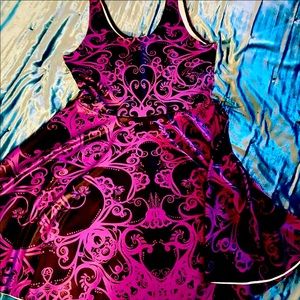 Blackmilk Plum Bath Skater Dress XL